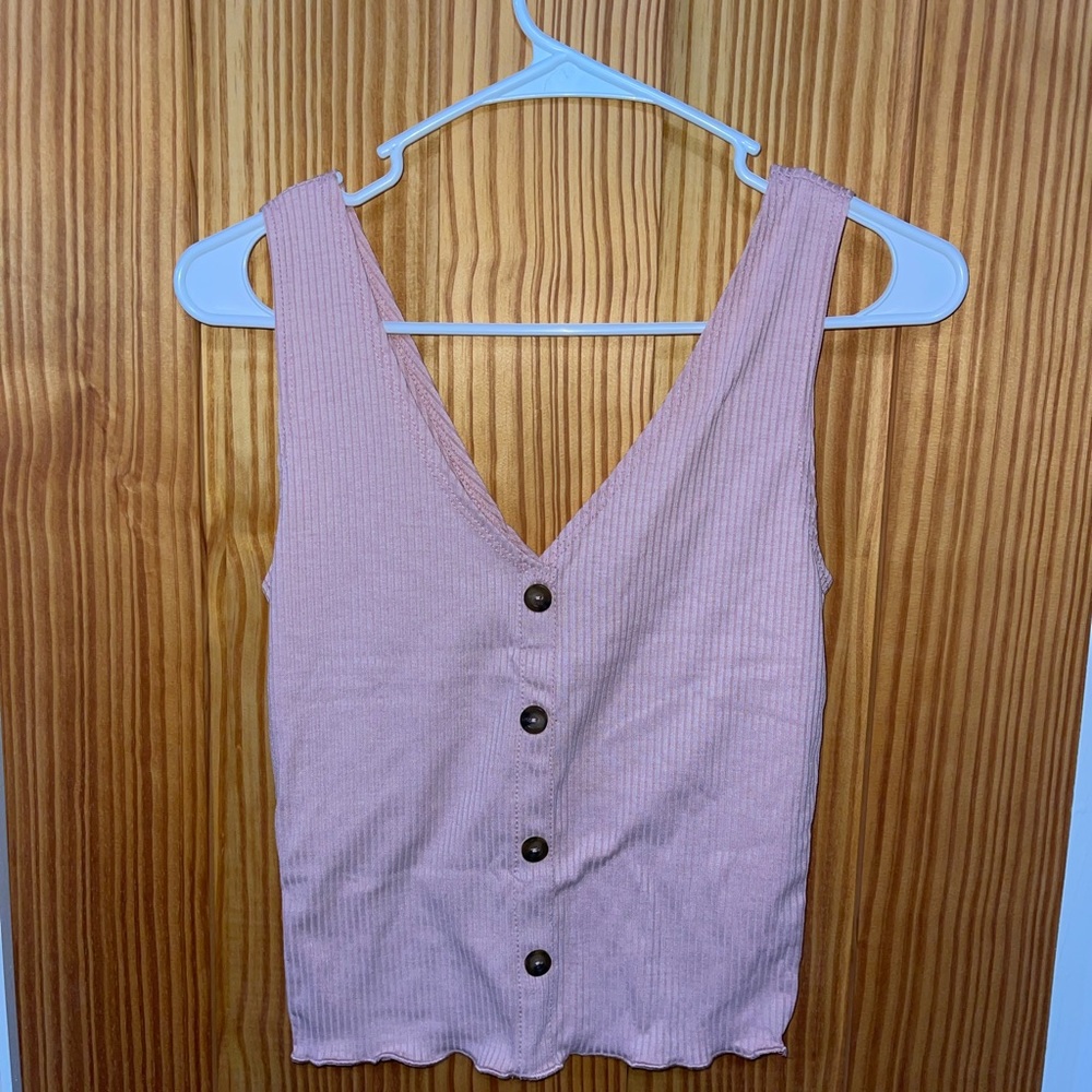 Cute tank top with buttons, size M